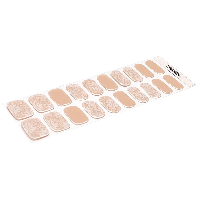 BeauMama Lace Semi Cured Nail Wraps