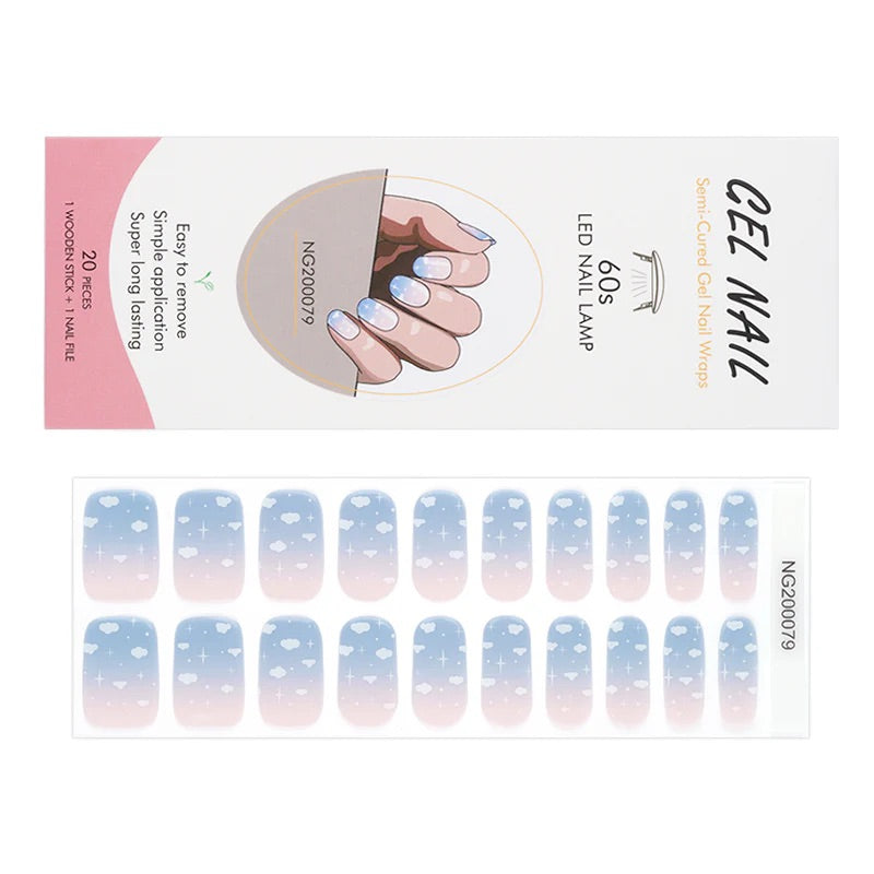 BeauMama Day Dreaming Semi Cured Nail Wraps