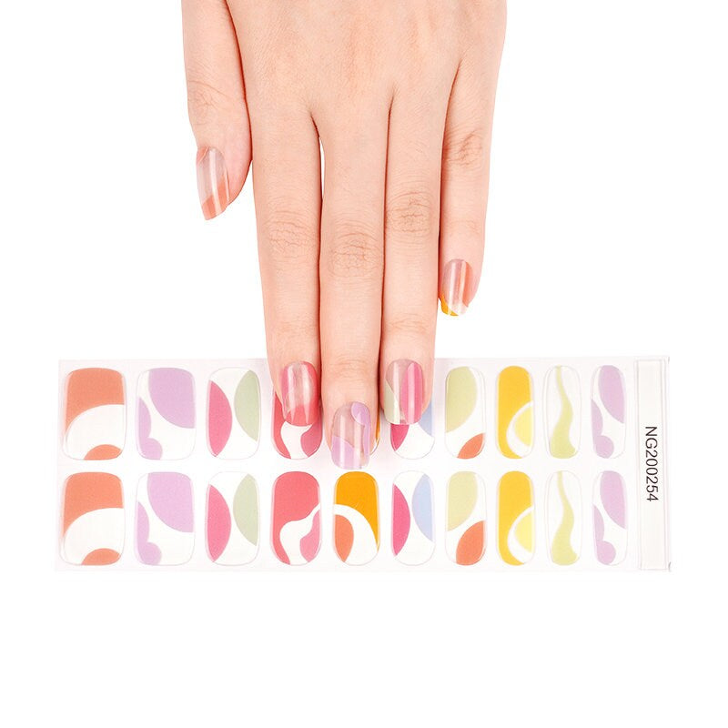 BeauMama Jellybeans Semi Cured Gel Nail Wraps