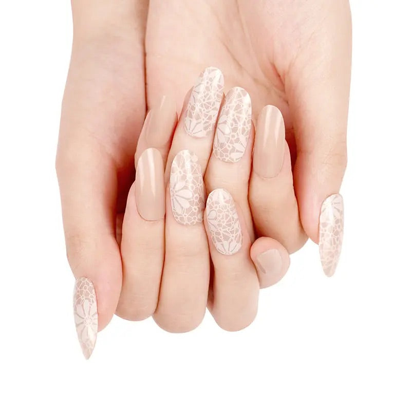 BeauMama Lace Semi Cured Nail Wraps