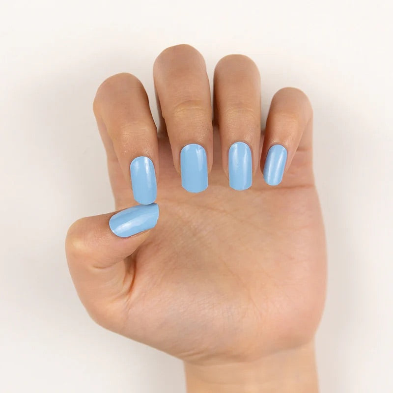 BeauMama Baby Blues Semi Cured Nail Wraps