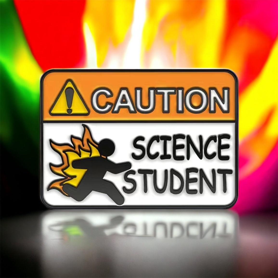 Science Student Enamel Pin