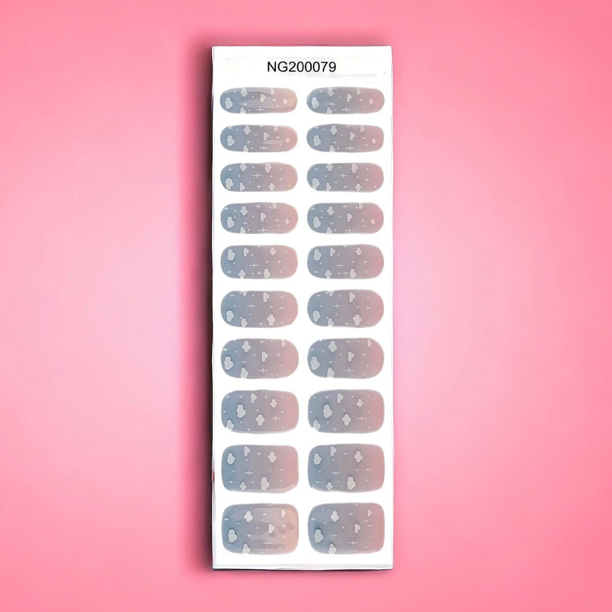 BeauMama Cloudy Day Semi Cured Gel Nail Wraps