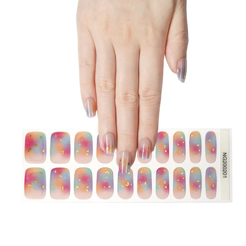 BeauMama Midas Semi Cured Nail Wraps