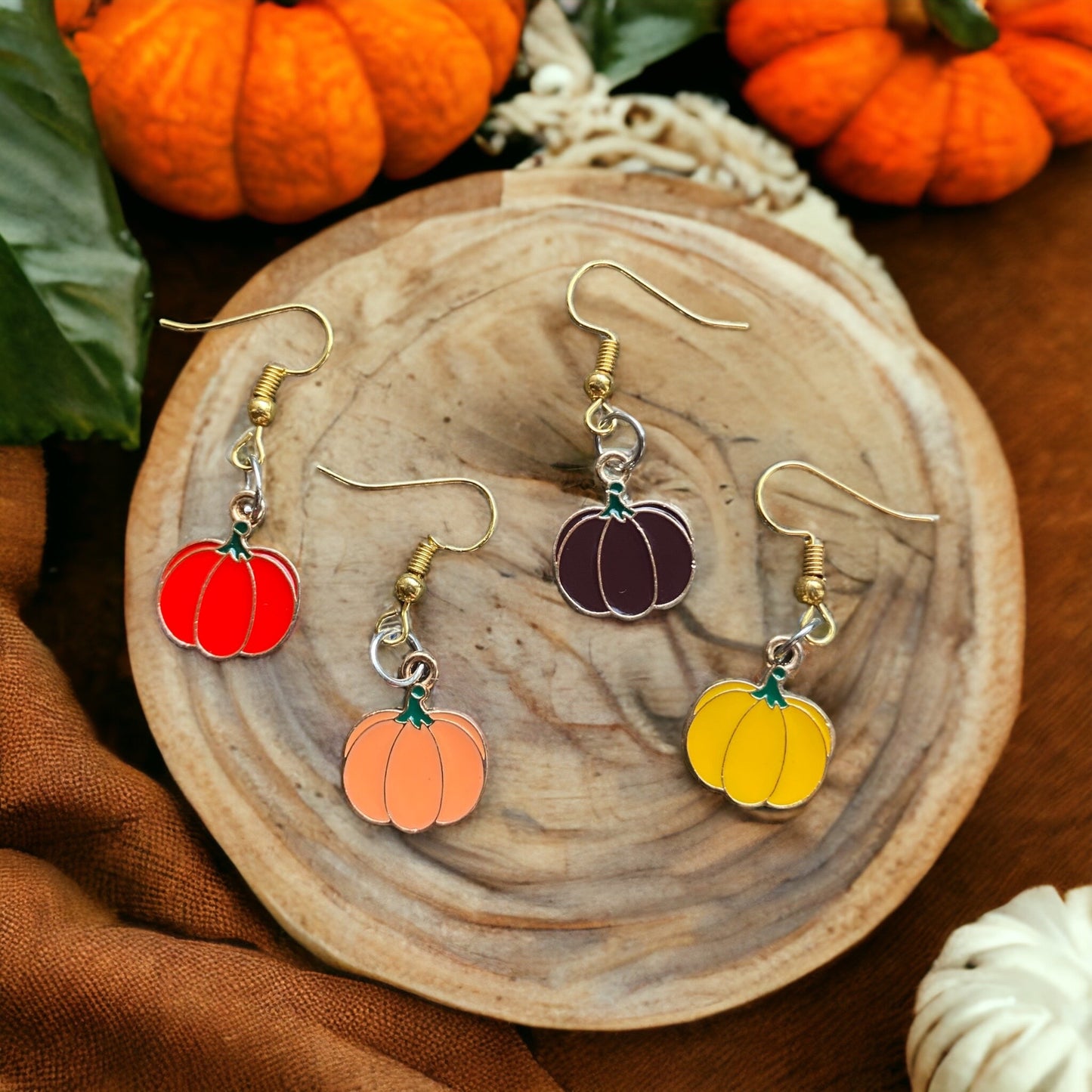 Autumn Pumpkins Earrings