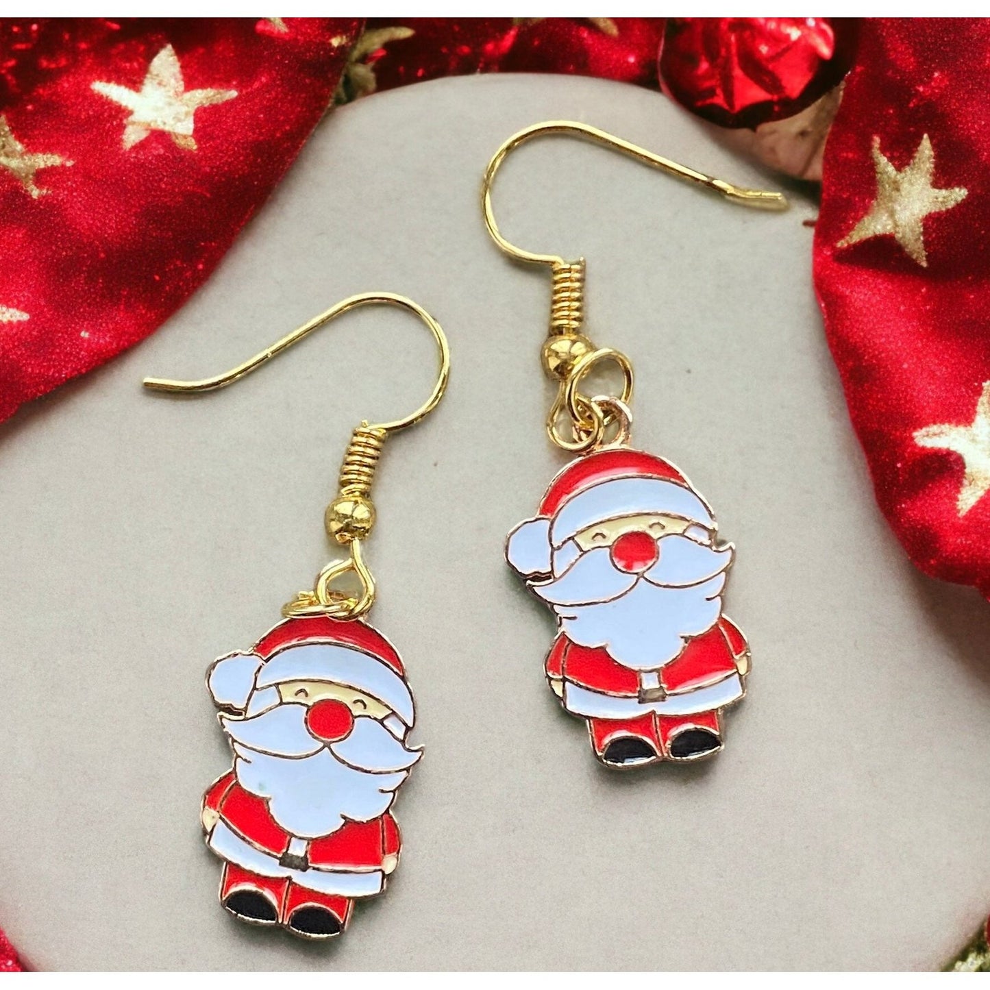 Father Christmas Earrings