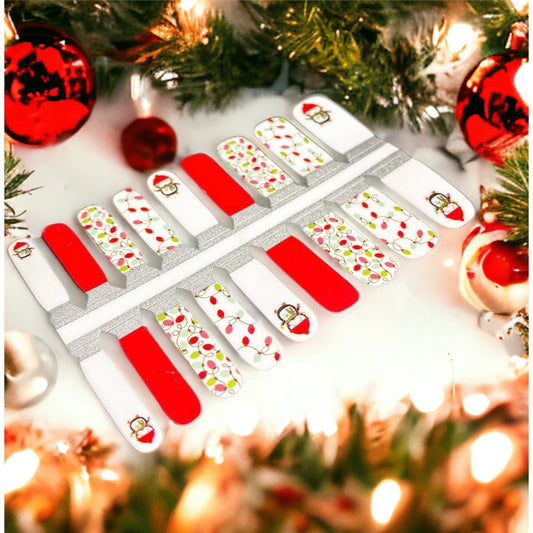 BeauMama Christmas Light Nail Wraps