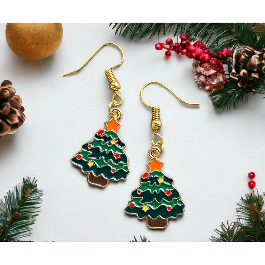 Christmas Tree Earrings