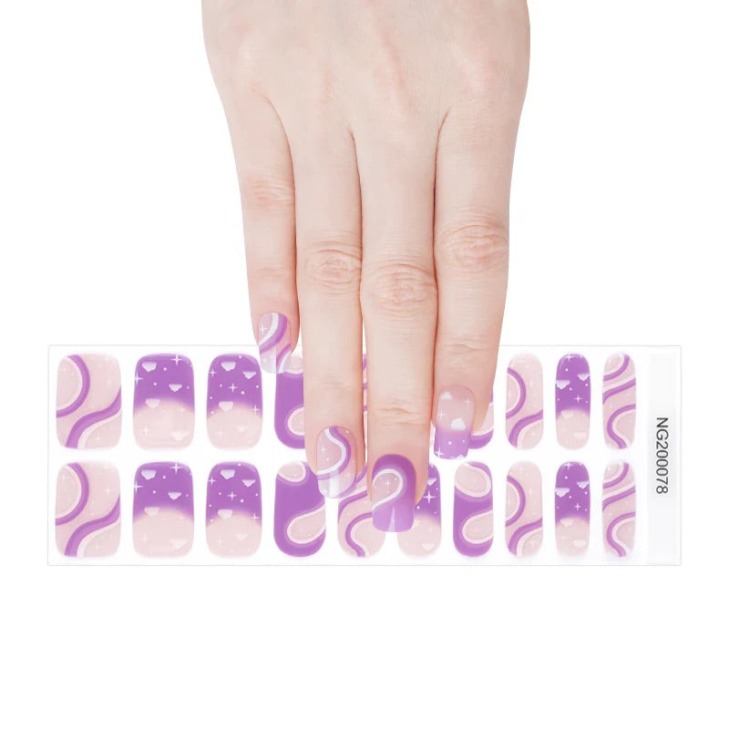 BeauMama Dreaming Semi Cured Nail Wraps