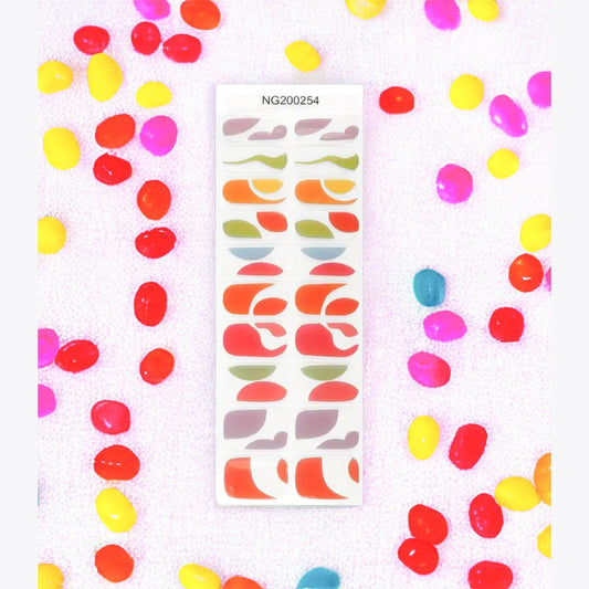 BeauMama Jellybeans Semi Cured Gel Nail Wraps