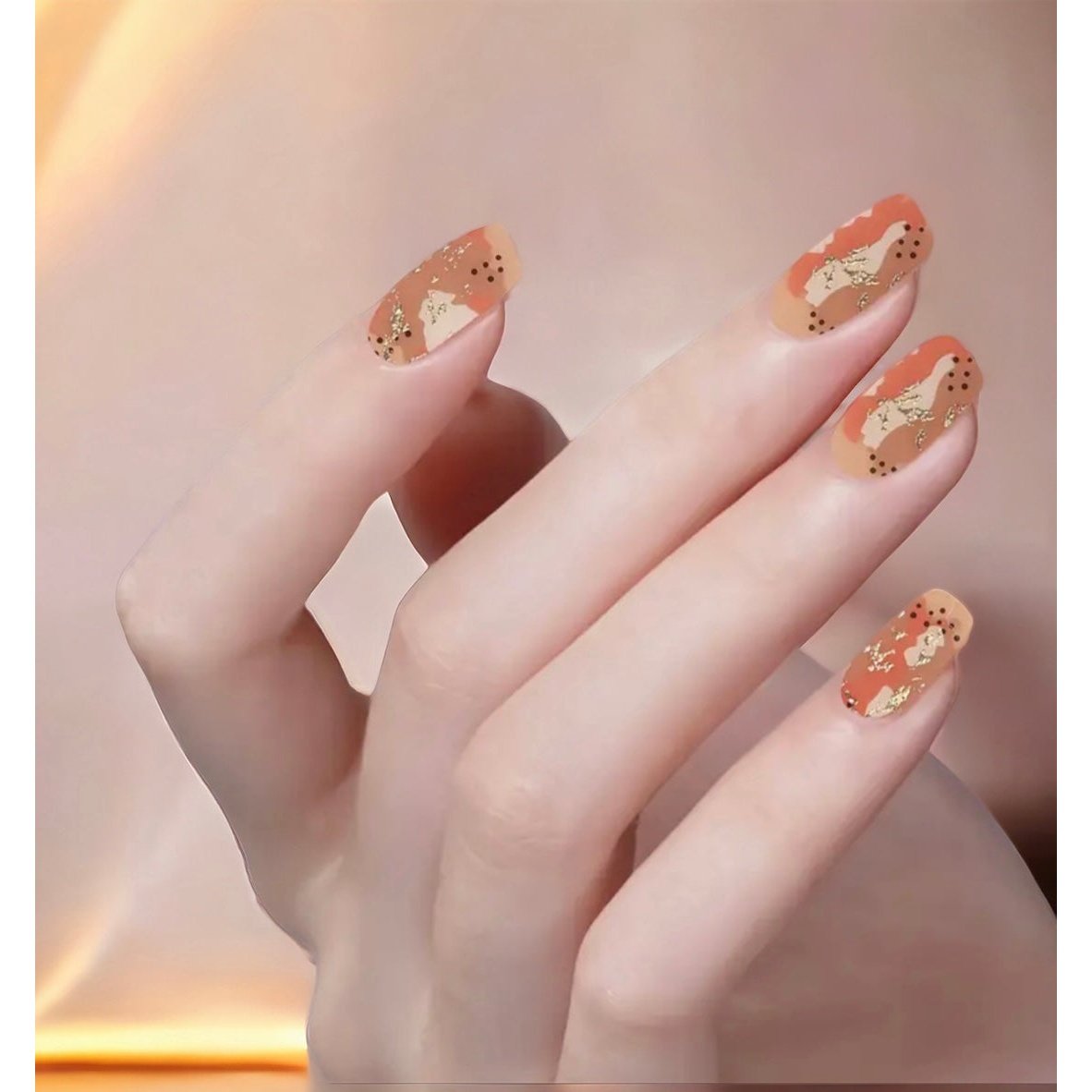 BeauMama Arty Sparkle Semi Cured Gel Nail Wraps