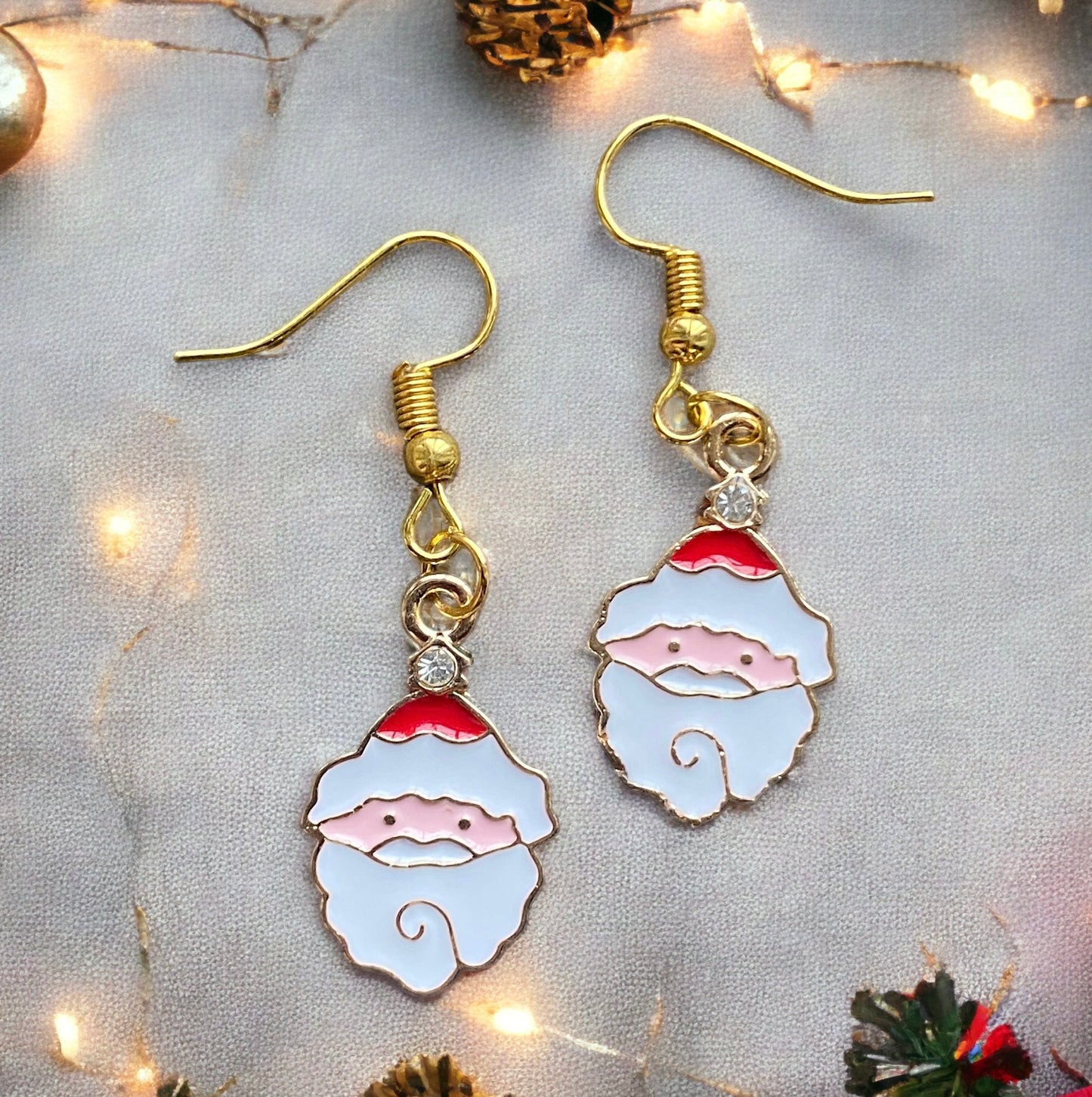 Santa Earrings