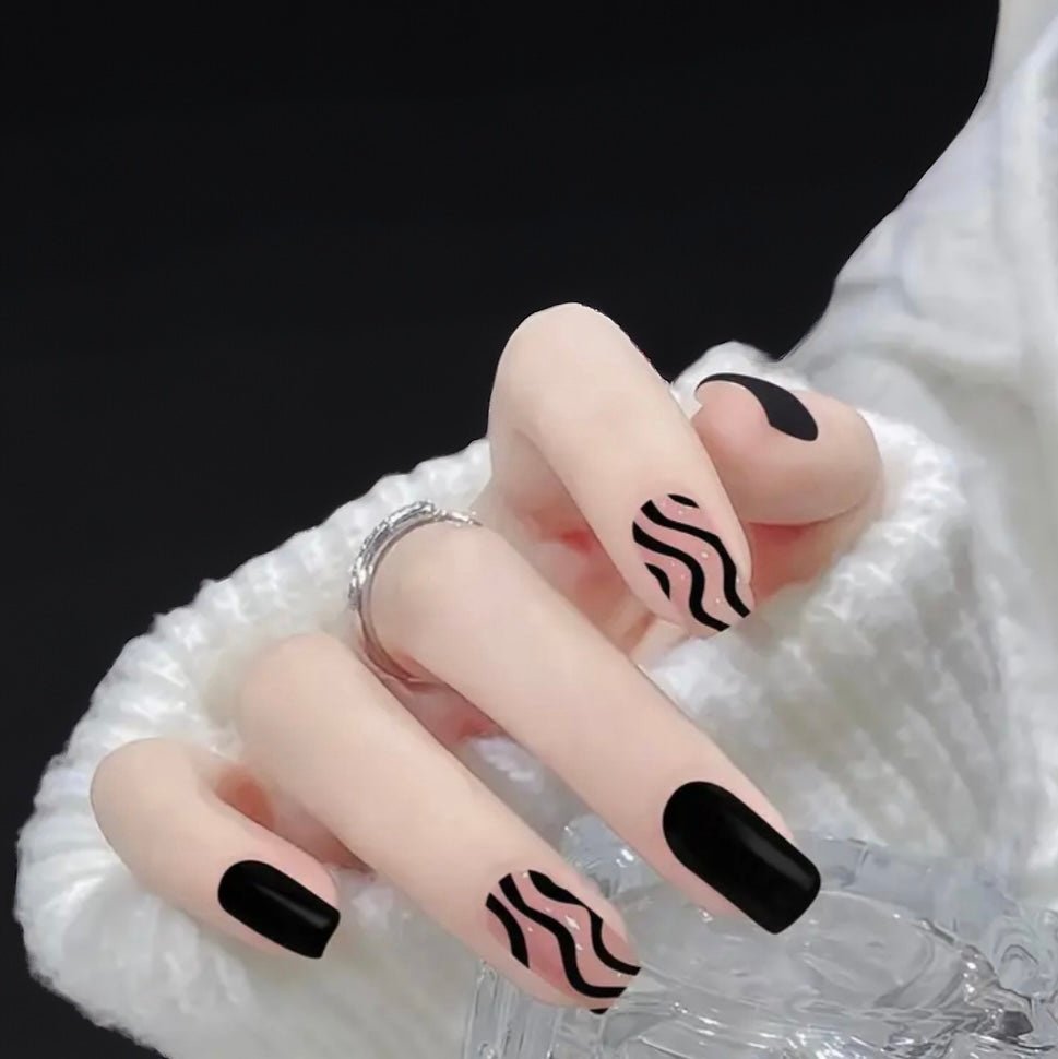 BeauMama Squiggles Semi Cured Gel Nail Wraps