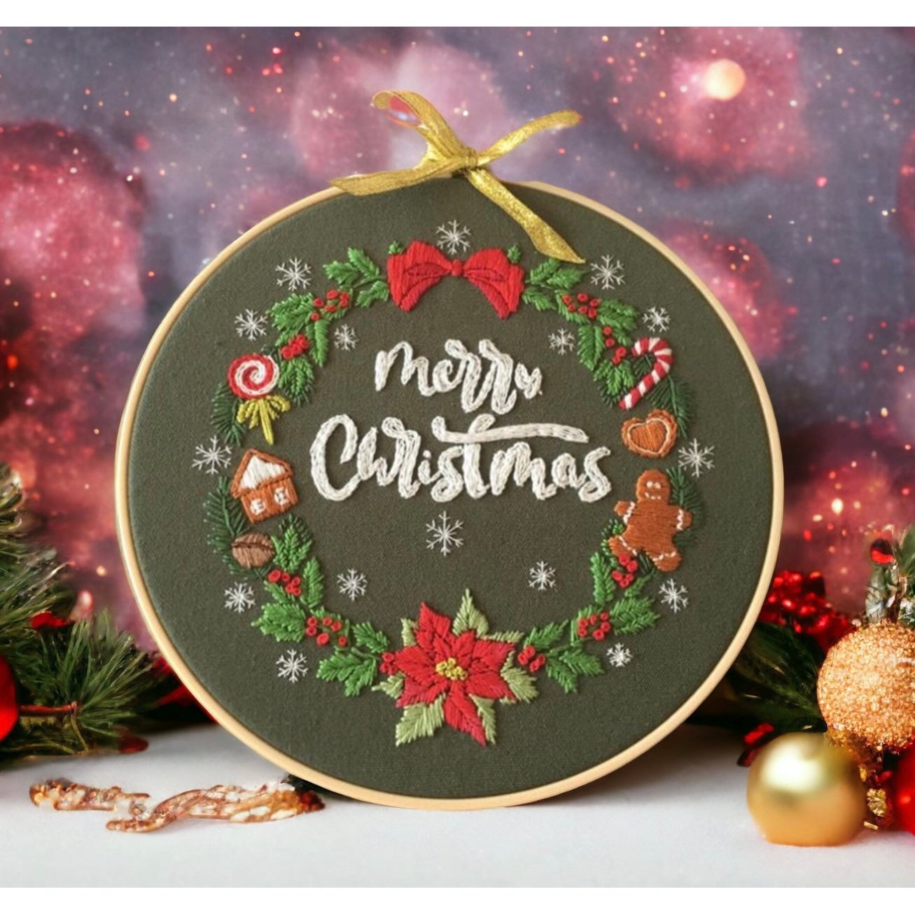 Christmas Memories Embroidery Kit