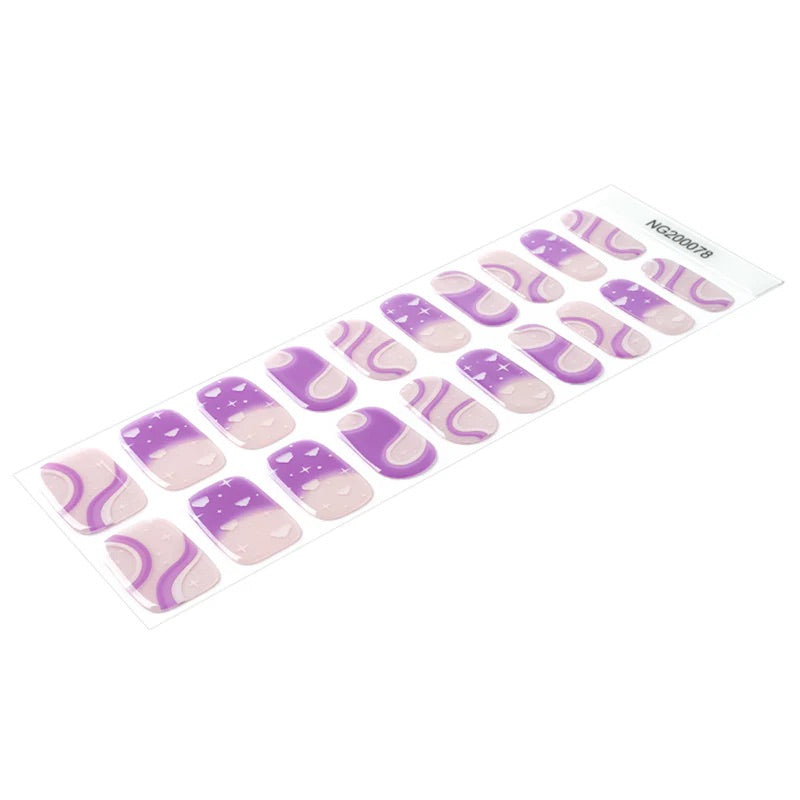 BeauMama Dreaming Semi Cured Nail Wraps