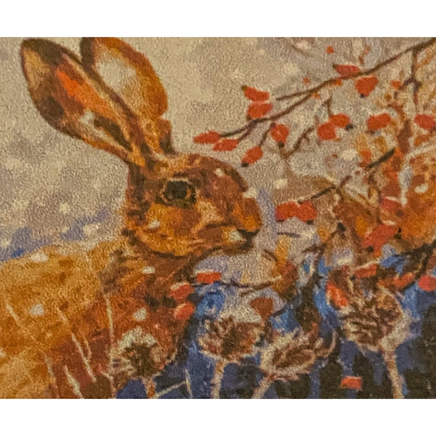 Paint-by-Numbers Kit - Winter Rabbit