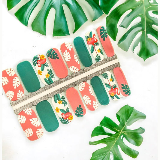 BeauMama Fabulous Flamingo Nail Wraps