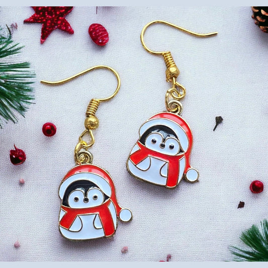 Cozy Penguin Earrings