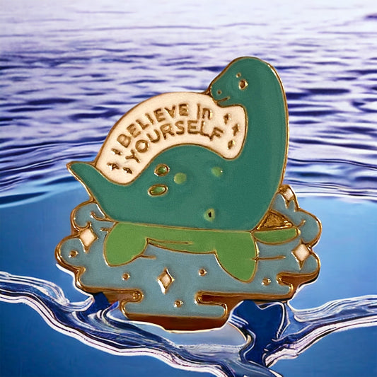 Nessie Enamel Pin