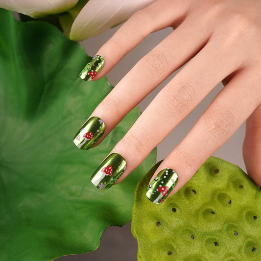 BeauMama Controversial Frog Semi Cured Gel Nail Wraps