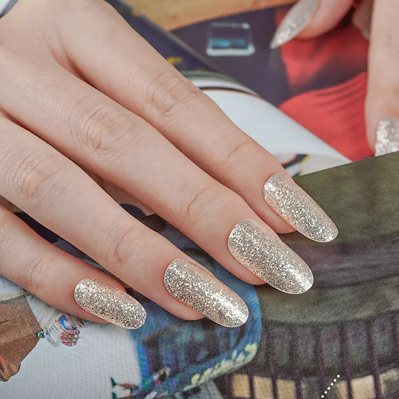 BeauMama Party Sparkle Semi Cured Gel Nail Wraps