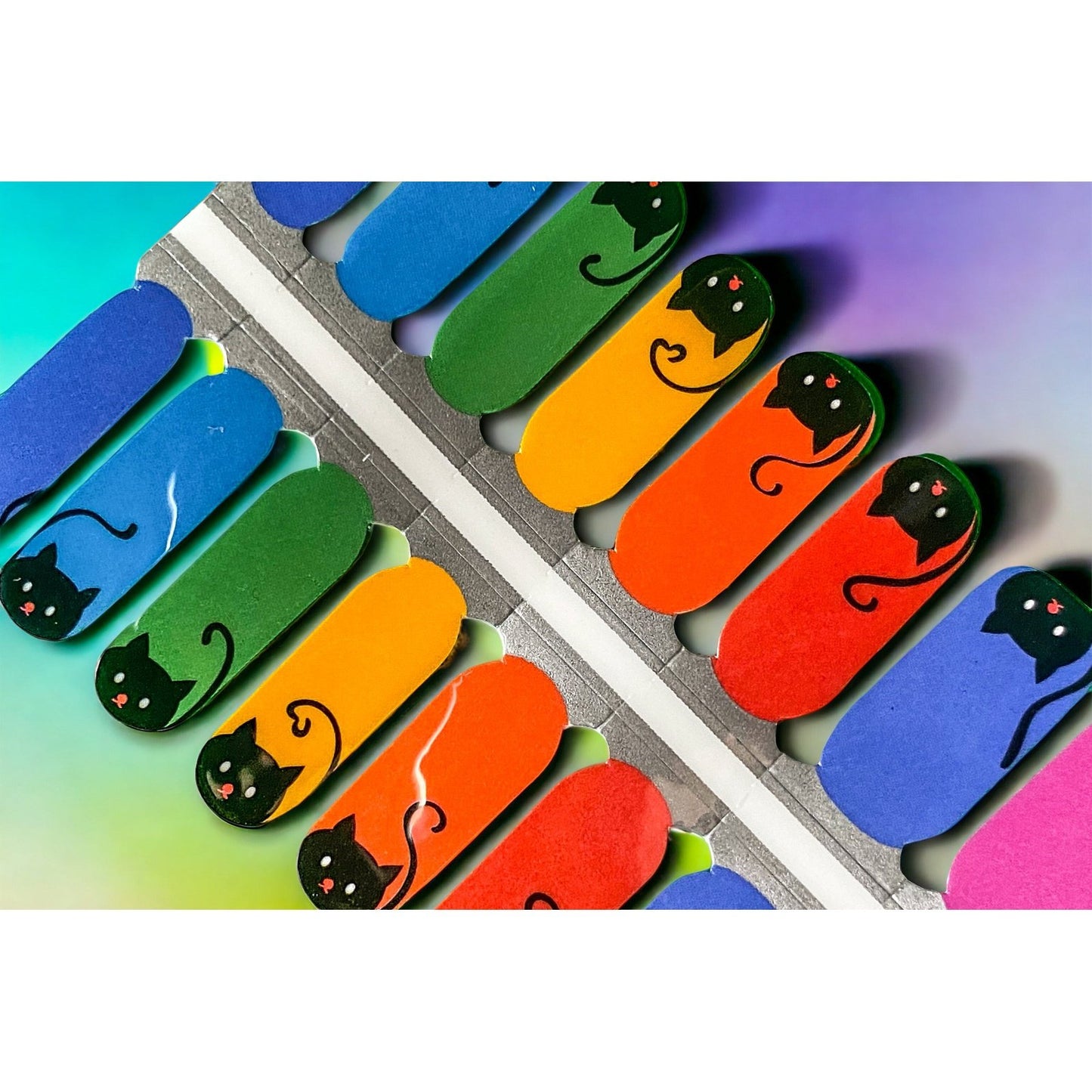 BeauMama Rainbow Kitty Nail Wraps