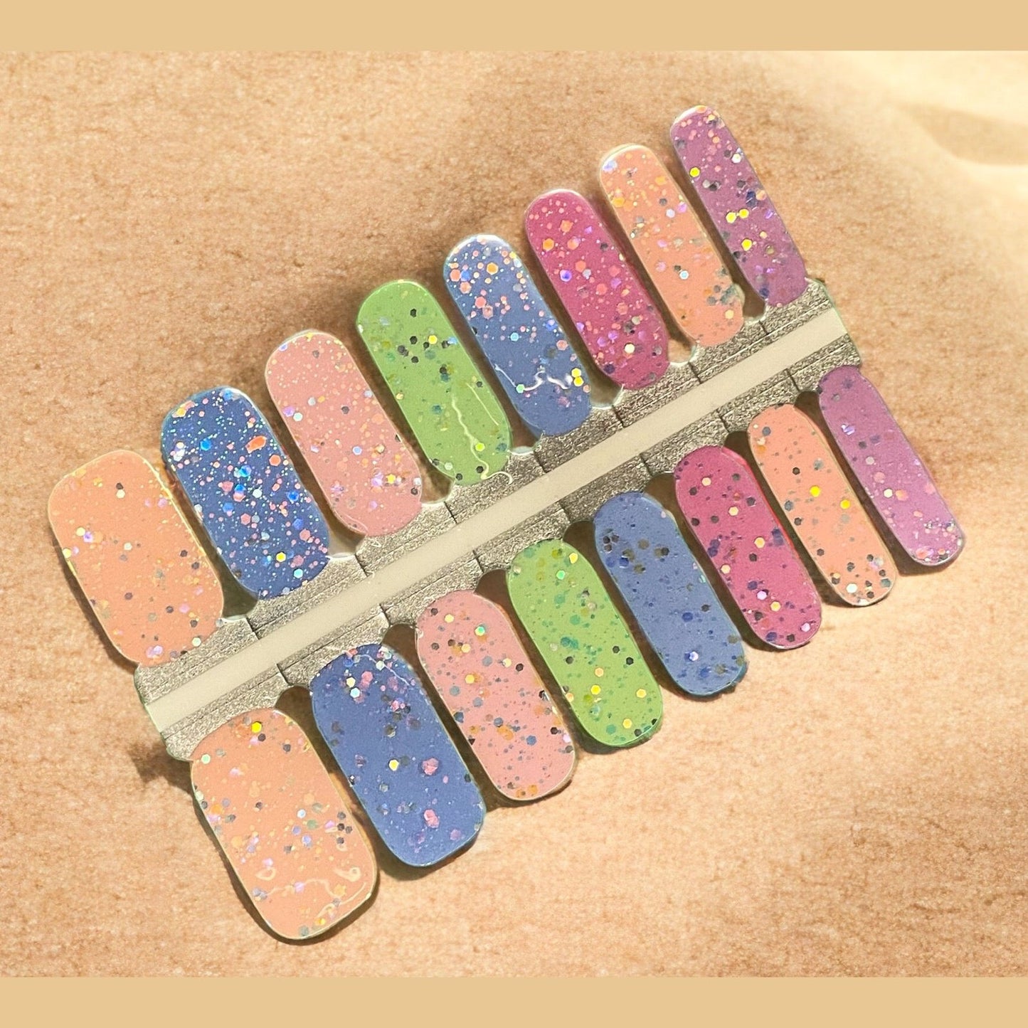 BeauMama Cotton Candy Nail Wraps