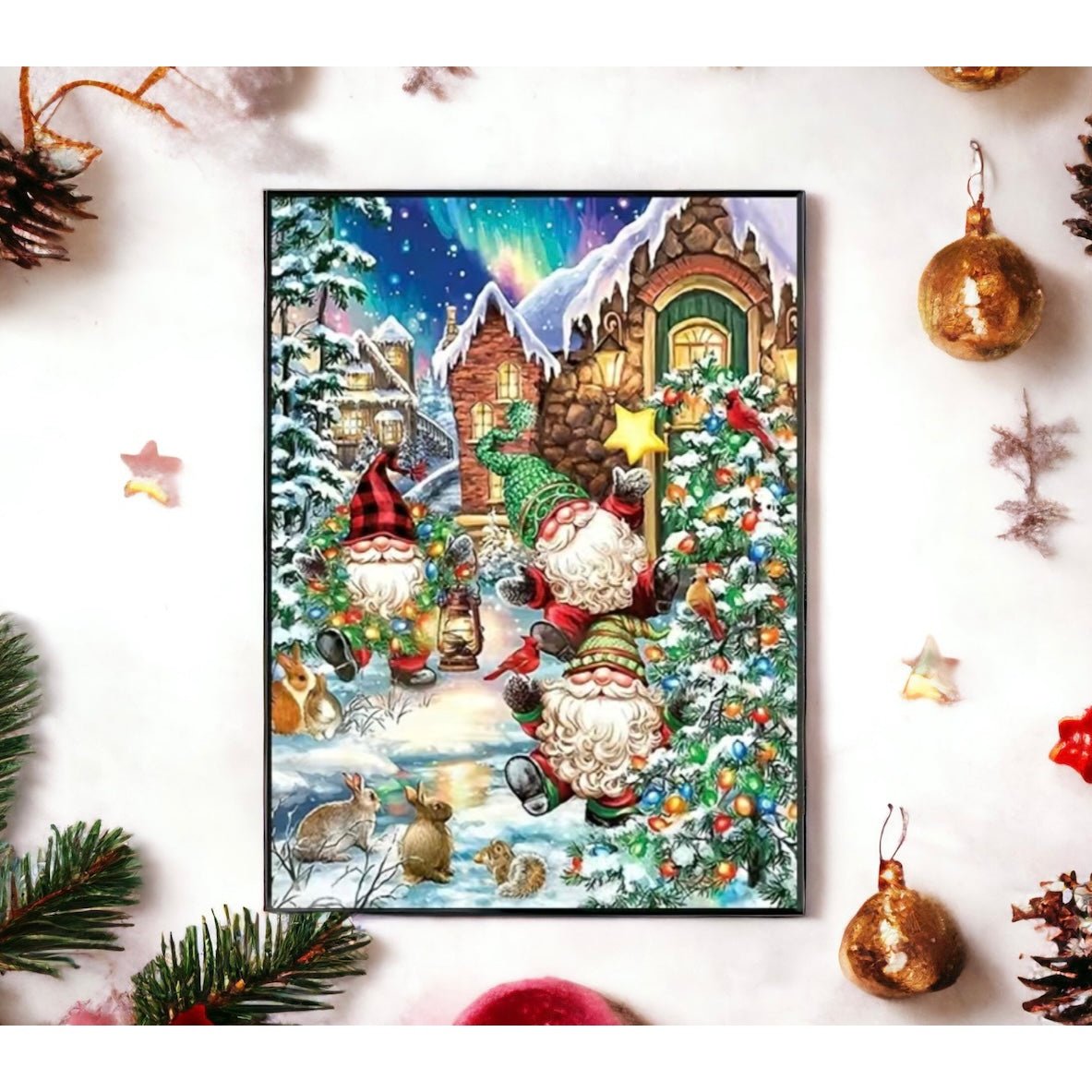 Jolly Gnomes Diamond Art Kit