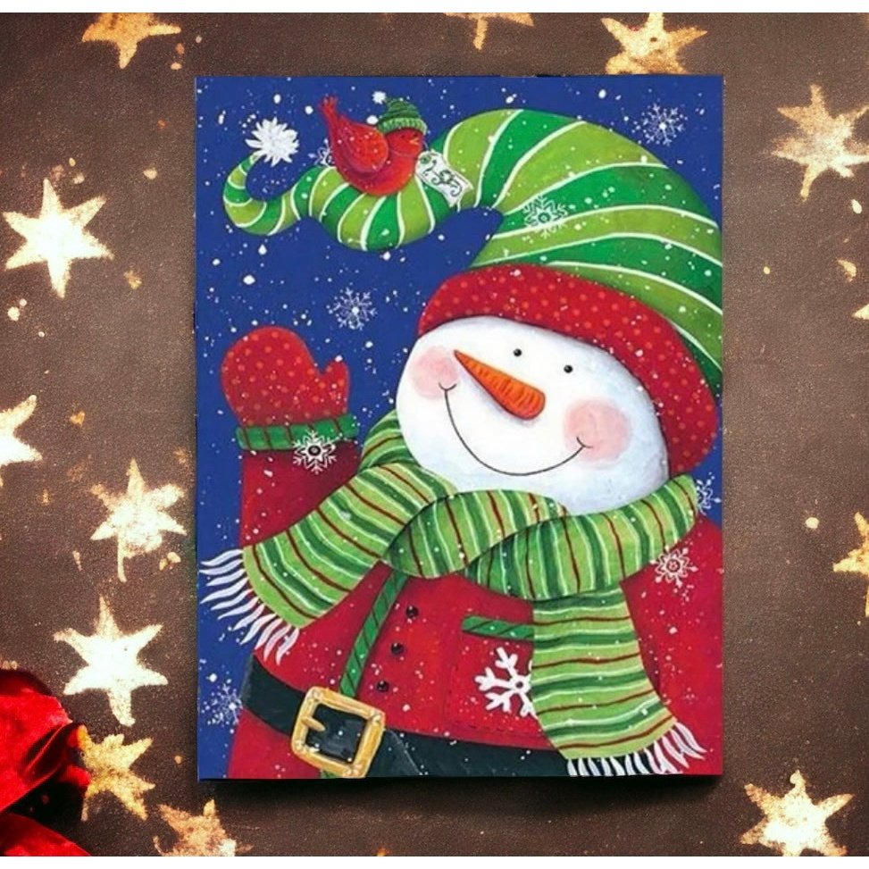 Jolly Snowman Diamond Art Kit