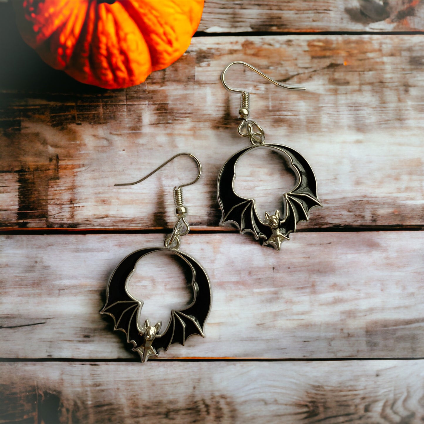 Halloween Bat Earrings