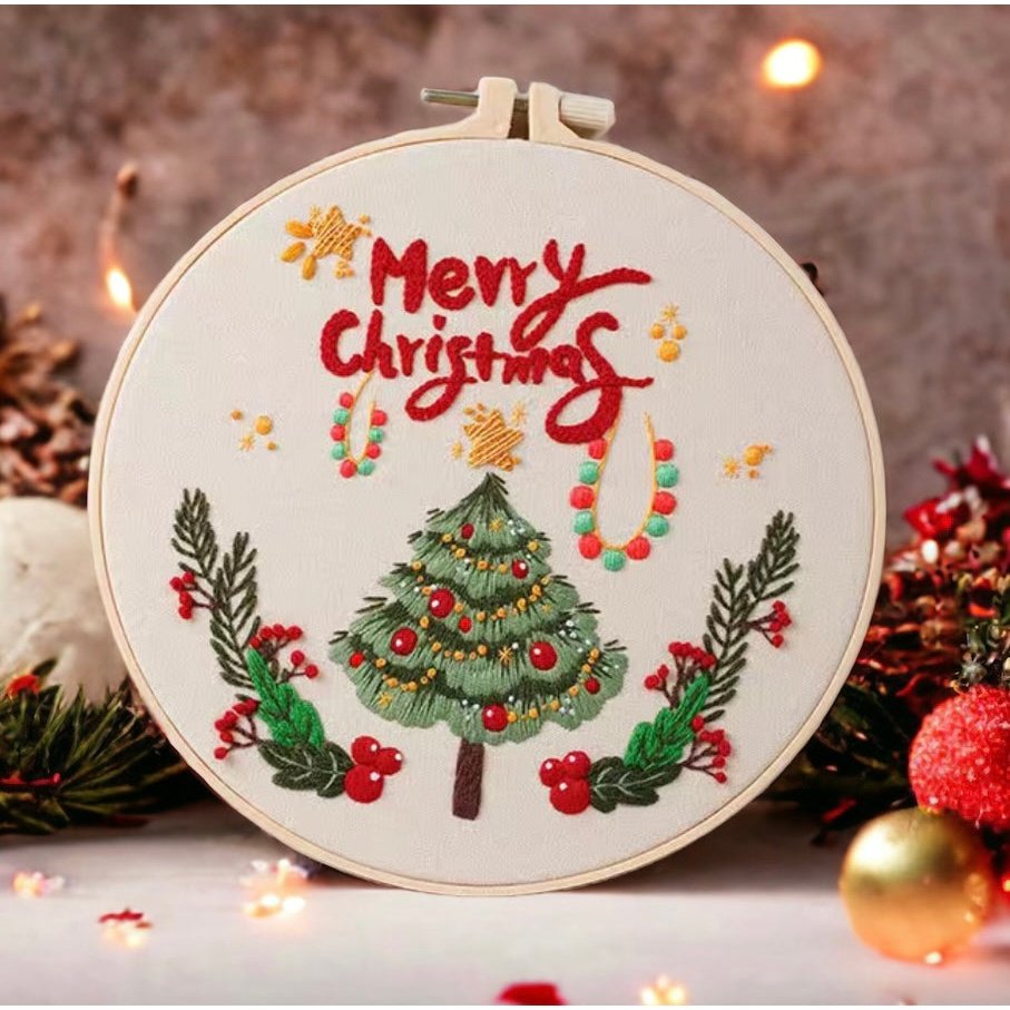 Seasons Greetings Embroidery Kit