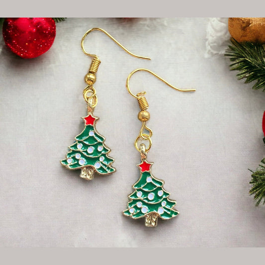 Festive Tree Earrings