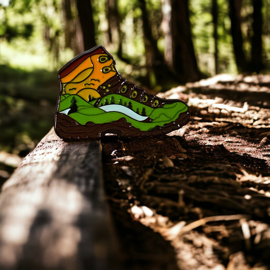 Hiking Boot enamel Pin