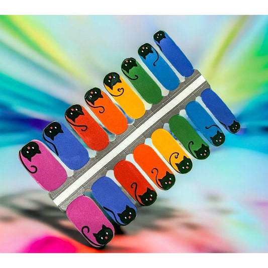 BeauMama Rainbow Kitty Nail Wraps