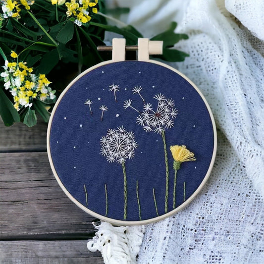 Embroidery Kit - Dandelion Clock