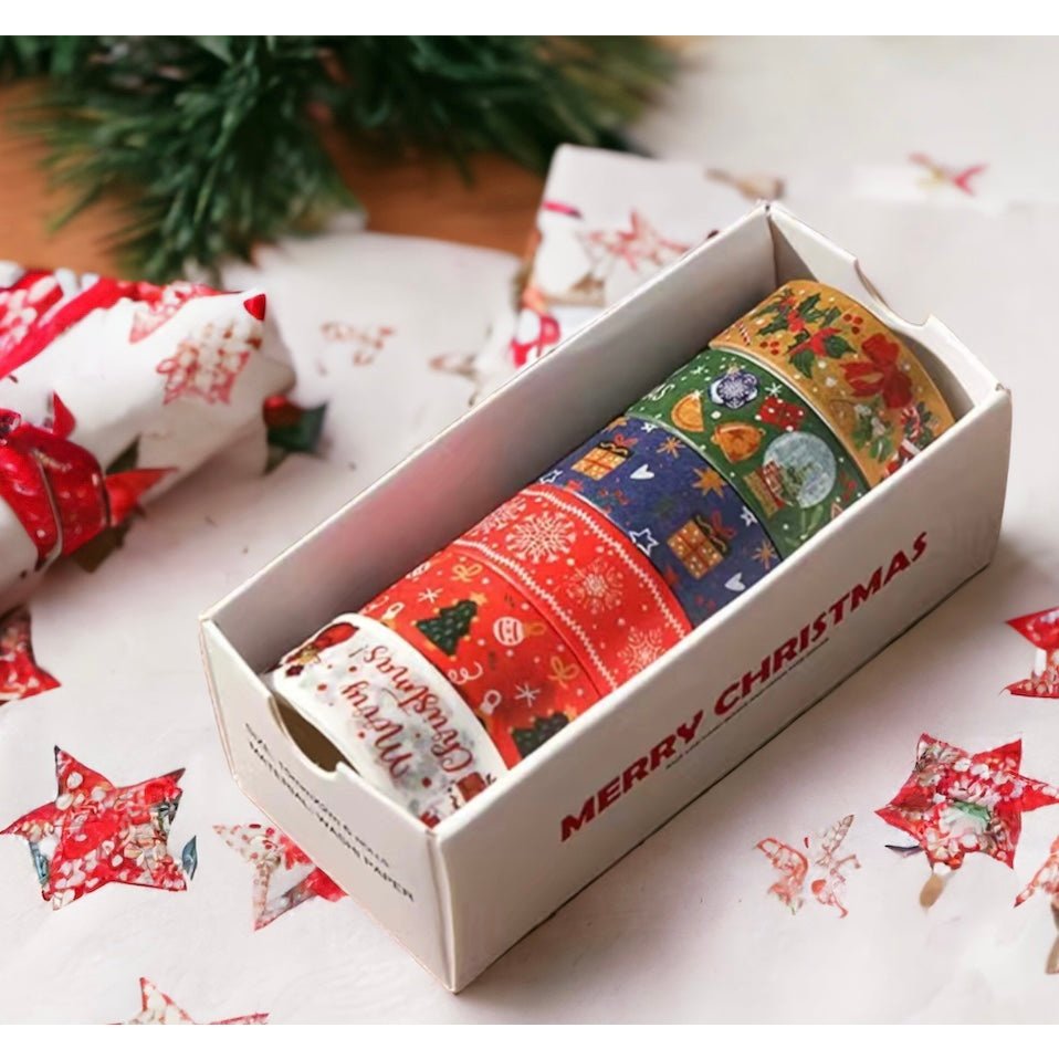 Jolly Paper Washi Tape - 6 Rolls