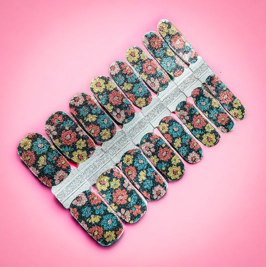 BeauMama Floral Fields Nail Wraps