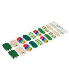 BeauMama Shamrock Wishes Semi Cured Gel Nail Wraps