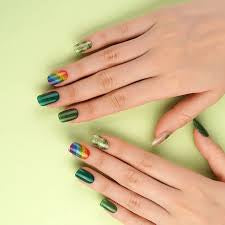 BeauMama Shamrock Wishes Semi Cured Gel Nail Wraps