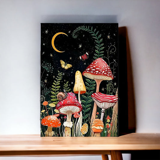 Shrooms at Night Diamond Art Kit