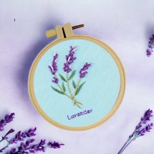 Embroidery Kit - Lavender