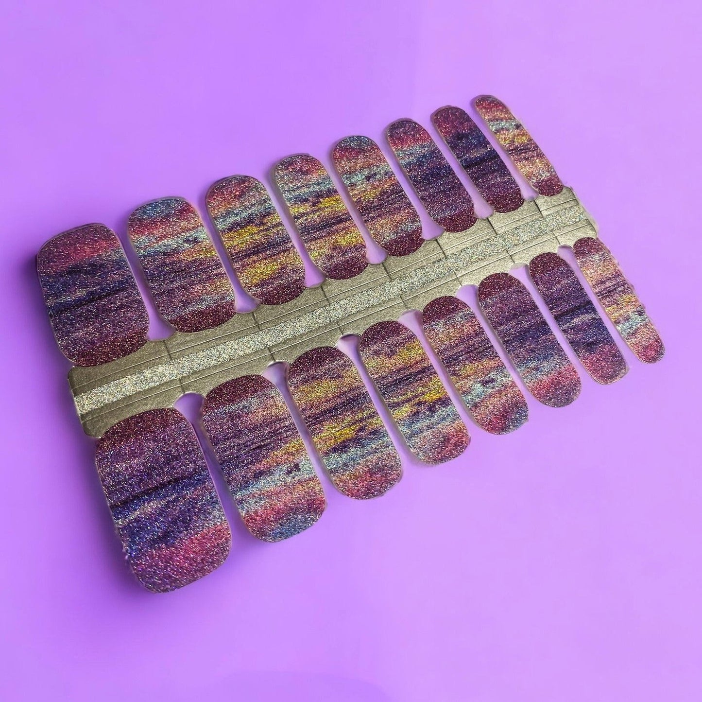 BeauMama Shades of Sunset Nail Wraps