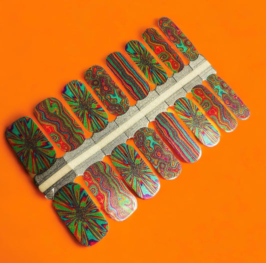 BeauMama Psychedelic Nail Wraps