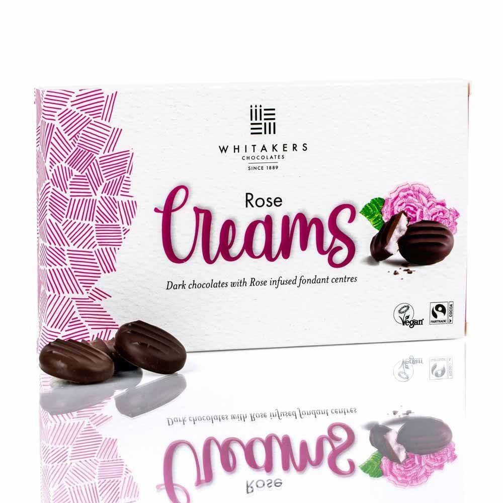 Whitakers Dark Chocolate Rose Creams