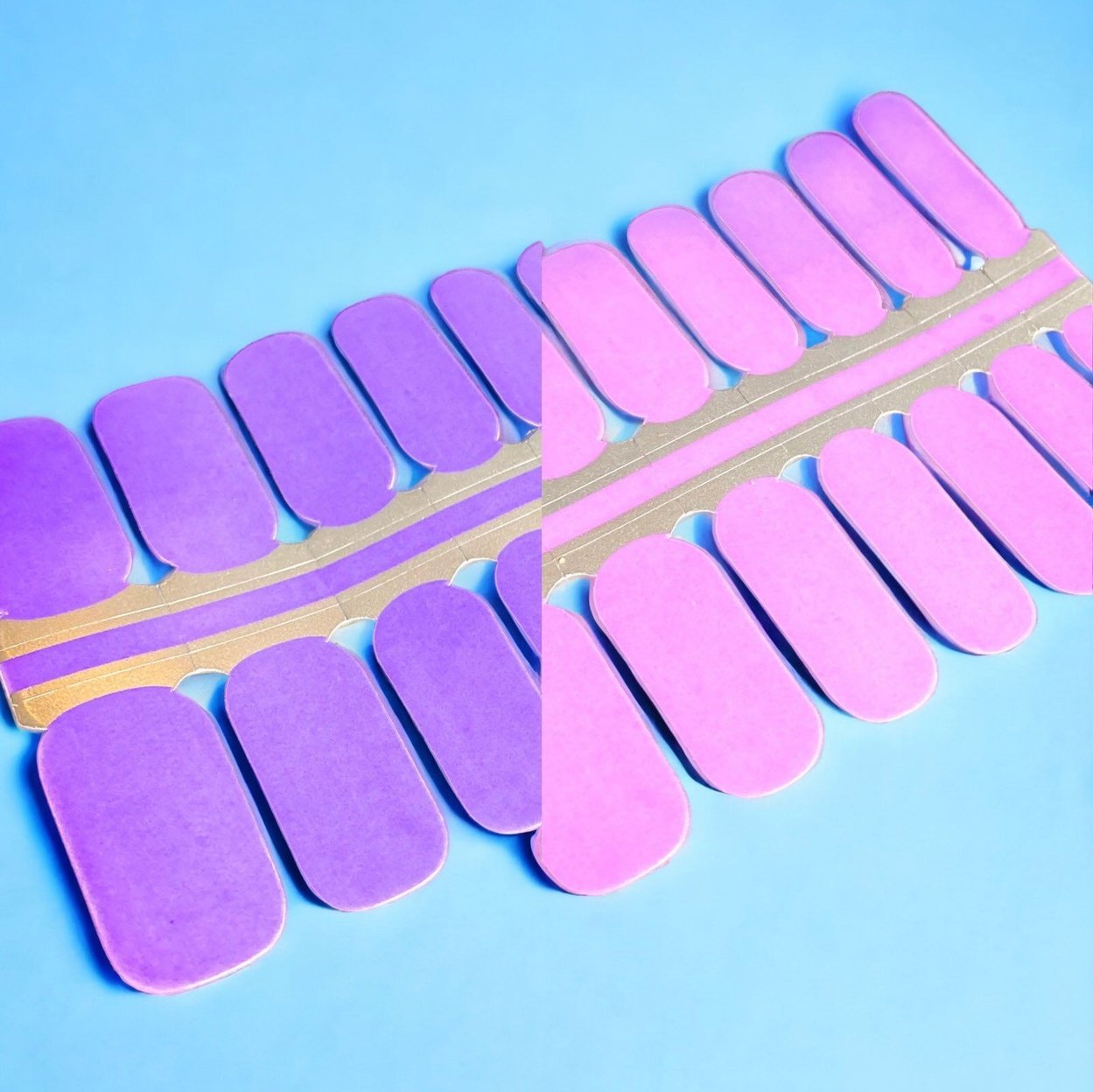 BeauMama Purple/Pink Thermal Colour Changing Nail Wraps