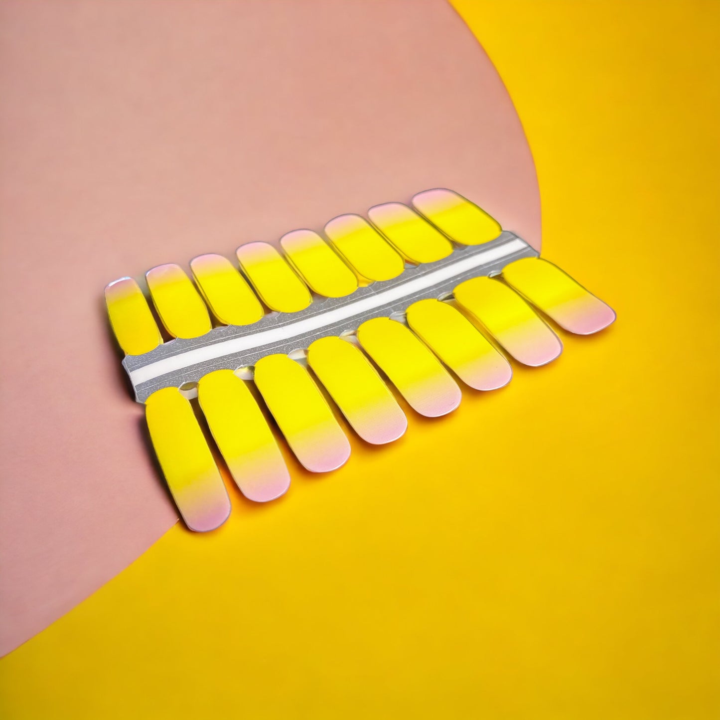 BeauMama Lemon Blush Nail Wraps