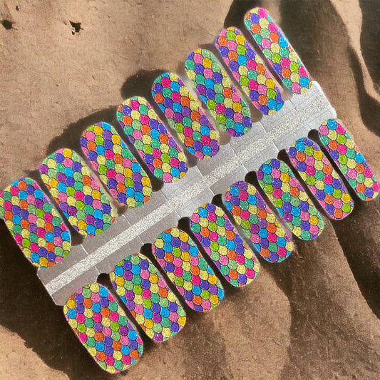 BeauMama Rainbow Fish Nail Wraps