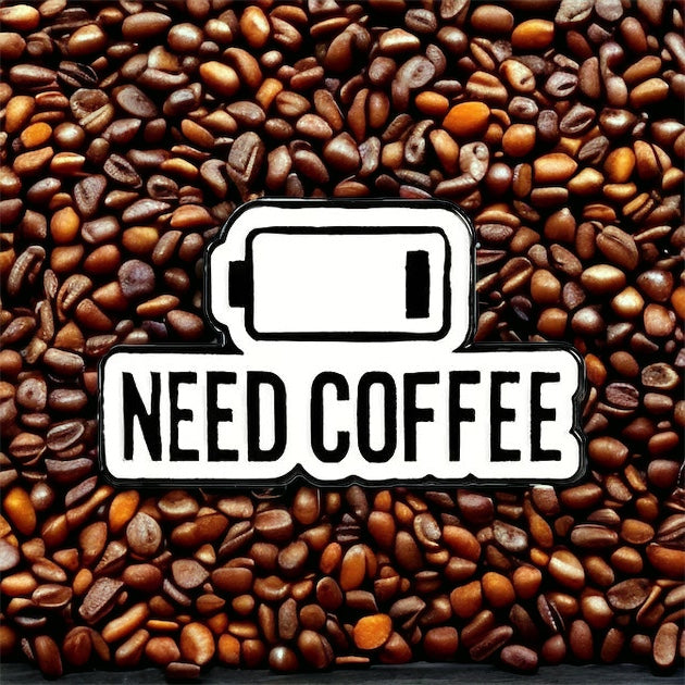 Need Coffee Enamel Pin