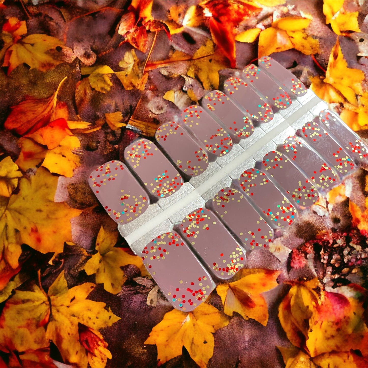 BeauMama Autumn Sparkle Nail Wraps