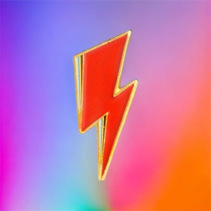 Lightning Bolt Enamel Pin